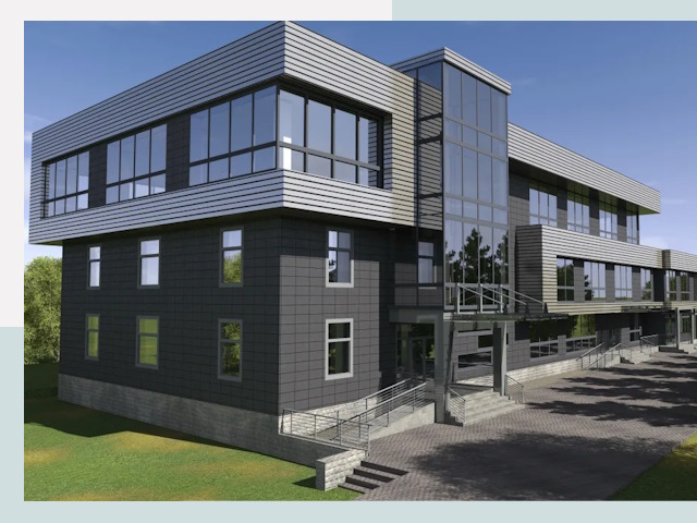 Административные здания в Тихвине