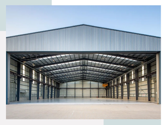 Большие ангары в Тихвине