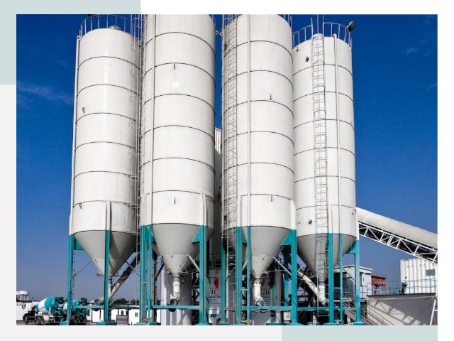 Строительство цементных силосов в Тихвине