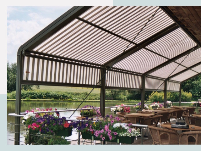 Элегантные навесы для кафе от 656 руб в Тихвин