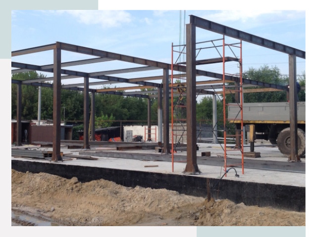 Фундамент для ангаров в Тихвине