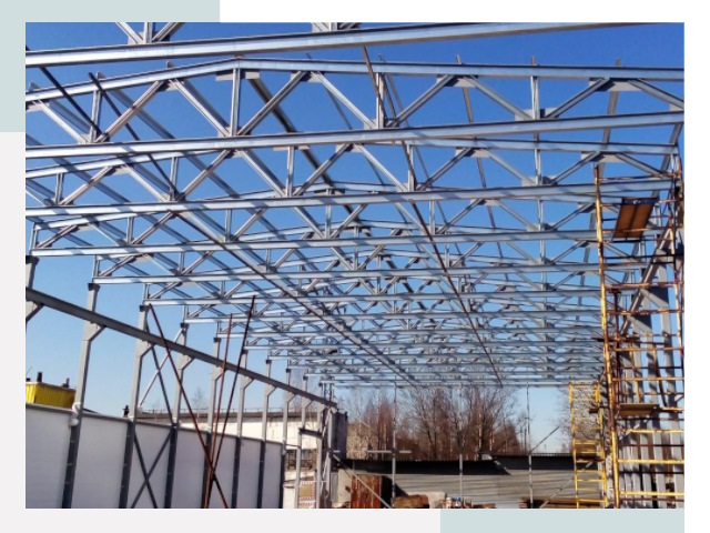 Металлокаркасы для складов в Тихвине